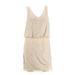 Xscape Beige Sleeveless Beaded Mini Dress 4