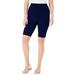 Roaman's Women's Plus Size Essential Stretch Bike Short Cycle Gym Workout