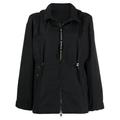 Moncler Black Flared Zip-Up Jacket
