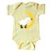 Inktastic Cute Sheep Sleeping On The Moon, White Sheep, Star Infant Short Sleeve Bodysuit Unisex