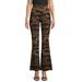 No Boundaries Juniors' High Rise Knit Flare Pants