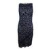 Lauren by Ralph Lauren Women's Lace Dress (4, Navy/Clay)