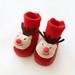 Newborn Baby Boys Girls Christmas Floor Socks Anti-Slip Baby Step Socks