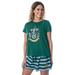 Harry Potter Women's Hogwarts Castle Shirt and Shorts Pajama Set - All 4 Houses