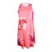 Calvin Klein Women's Chiffon Floral-Print Trapeze Dress