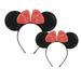 Minnie Mouse Ears - Mommy and Me Set of Minnie Headband, Includes One adult Size and one for Girls ages 2-7