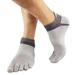 FYCONE Men Socks Cotton Low Cut Toe Socks 5 Finger No Show Mesh Wicking 6 Pack