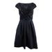 Calvin Klein Women's Sequined Fit & Flare Party Dress