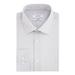 CALVIN KLEIN Mens Ivory Windowpane Plaid Collared Classic Fit Stretch Dress Shirt M 15- 32/33