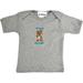 Lil Cub Hub 4CSSTBBG-1218 Grey Short Sleeve T-Shirt - Boy Bear, 12-18 months