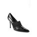 Pre-ownedDonna Karan Collection Womens Leather Stretch High Heels Pumps Black Size 39 9