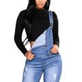 JDinms Women's Juniors Denim Overalls