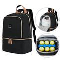 Breast Pump Bag Backpack - Cooler Lunch Bag Double Layer for Mother Large Size Black