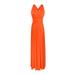 Women's high-end temperament multi-wear cross-halter bandage dress long skirt dress OLRIK LQ2035