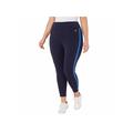 TOMMY HILFIGER Womens Navy High Waist Leggings Plus Size: 1X