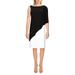 Lauren Ralph Lauren Womens Layered Colorblock Mini Dress