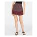 MICHAEL KORS Womens Purple Printed Micro Mini A-Line Cocktail Skirt Size 4P