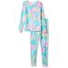 Lilly Pulitzer Girls' Toddler Sammy Pajama Set, Multi Swizzle in Reduced, 12