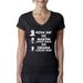 Black Pride History Rosa Sat So Martin Could Walk so 44 Could Run Pop Culture Womens Junior Fit V-Neck Tee, Black, Small