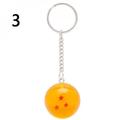 Cartoon anime Dragon Ball Z Keychain Child DBZ cosplay Dragonball Z 7 Stars Crystal Ball Keyrings