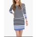 Southern Tide Nautical Navy Camille Performance Dress Women's L