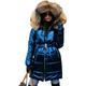 SySea Fur Hooded Women Winter Fashion Jacket Coat With Belt