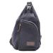 Kalevel Outdoor Travel Crossbody Backpack Casual Shoulder Chest Bag (Black,L)