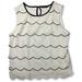FYLO Dress Casual Career Shirts & Tank for Women VARIETY of STYLES (XX-Large, White Black Lace)