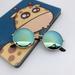 Children's Cute Round Frame Sunglasses Sunglasses Round Hippie Shades Retro Colored Lenses