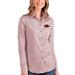 Arkansas Razorbacks Antigua Women's Structure Button-Up Shirt - Cardinal/White