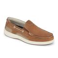 Dockers Mens Tiller Leather Casual Slip-on Loafer Boat Shoe with NeverWet