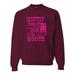 Cowgirl from my Roots to My Boots Mens Americana / American Pride Crewneck Graphic Sweatshirt, Maroon, Large