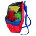 Outdoor Swimming Waterproof Bags Portable Beach Sandproof Shoulder Bag Foldable Mesh Bag ChildrenBeach Toy Organizer Storage Backpack