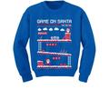 Tstars Boys Unisex Ugly Christmas Sweater Video Game Santa 8bit 80s Vintage Gamers Kids Christmas Gift Funny Holiday Shirts Party Christmas Gifts for Boy Toddler Kids Sweatshirt Ugly Xmas Sweater