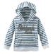 Carters OshKosh Baby Clothing Outfit Boys Hooded Jersey Pullover Blue Stripe