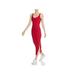 French Connection Womens Tommy Tank Casual Midi Dress Red S