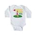 Inktastic Silly Boys Golf is for Girls with Red Haired Golfer Infant Long Sleeve Bodysuit Unisex