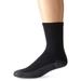 Fruit of the Loom Men's 10-Pack Heavy Duty / Work Gear Crew Socks: Black, BIG & TALL (Shoe Size: 12-14 / Sock Size: 13-15) (Responds to Body Temp, Fully Cushioned, Odor Control, Reinforced Heel & Toe)