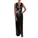 Aidan by Aidan Mattox Womens Sequined Cut-Out Formal Dress