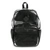 J World Clear Transparent Backpack, Black