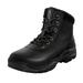 NORTIV 8 Men's Classic Tactical Military Boots Mid Ankle Combat Hiking Outdoor Work Boots CONTRACTOR BLACK Size 7