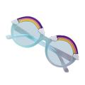 Xiaoluokaixin Toddler Girls Sunglasses Round Rainbow Anti-UV Eyewear Glasses Kids Photography Outdoor Beach Sunglasses cQH