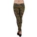 Women's Plus Size Classic 5 Pockets Camouflage Skinny Jeans