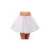 Womens Tutu Classic 4 Layered Satin Lined Ballerina Tutu Skirt,White