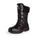 NORTIV8 Women's Zip Warm Faux Fur Insulated Snow Boots Mid Calf Boots JOAN BLACK Size 8.5