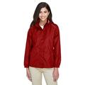 Ladies' Climate Seam-Sealed Lightweight Variegated Ripstop Jacket - CLASSIC RED - M