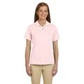 The Harriton Ladies 6 oz Ringspun Cotton PiquÃƒÂ© Short Sleeve Polo Shirt - BLUSH - XL