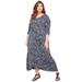 Catherines Women's Plus Size Anywear Wild Breeze Maxi Dress