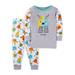 Lamaze Organic Baby Baby Boys & Toddler Boys Organic Cotton Snug Fit Long Sleeve Pajamas, 2-Piece PJ Set (12M-5T)