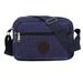 2017 Fashion Korean nylon canvas women messenger bag Female casual Polka Dot canvas shoulder diagonal small bag purple